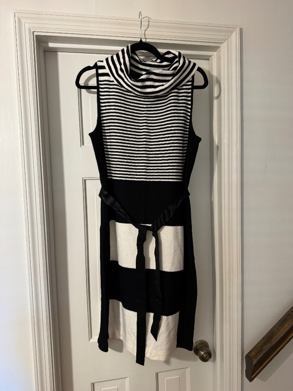 Black and White Etcetera Sweater Dress